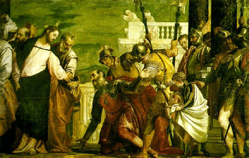 Paolo  Veronese christ and the centurion oil painting picture